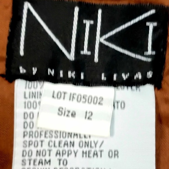 Niki Livas Vintage 90s Sequin Prom Dress Long Full Flare Formal Gown Women 12 M - Picture 3 of 4